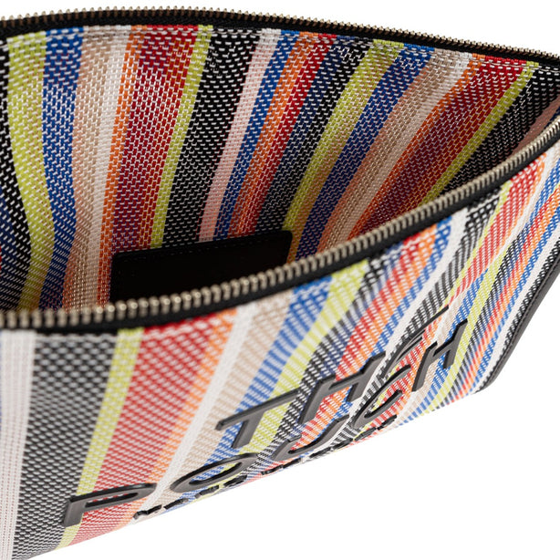 Marc Jacobs The Stripe Mesh Large Pouch - Red Multi 2S6SCP016S02