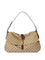Jackie Large GG Canvas Crossbody - Sand and Dark Brown GG Canvas