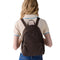 Kate Spade Carter Nylon Dome Backpack Bag - Hot Fudge KP110