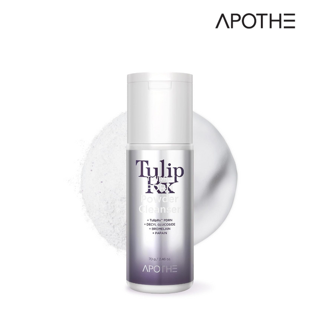 [APOTHE] TulipRx™ PDRN Powder Cleanser (70g) – Gentle Enzyme Exfoliating Wash for Clear & Radiant Skin[International Shipping]