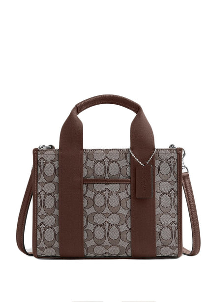 Coach Coach Smith Tote Bag 24 In Signature Jacquard - Oak/Maple