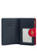 Coach Medium Corner Zip Wallet In Signature Canvas - Denim/Bold Red