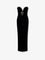 Self Portrait Velvet long dress - Black