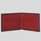 FERRAGAMO Gancini Men's Leather Bifold Wallet Black/Red RS-685978