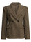 Melange Brown Wool Blend Blazer