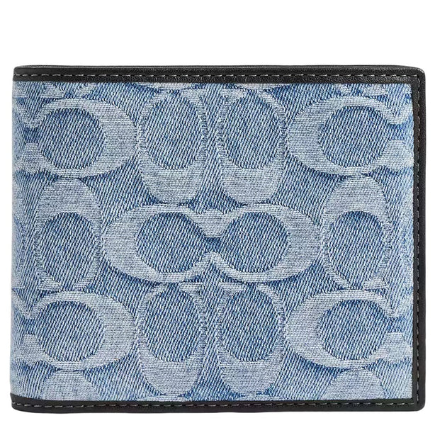 Coach 3-In-1 Wallet In Loved Signature Denim - Light Indigo CEC02