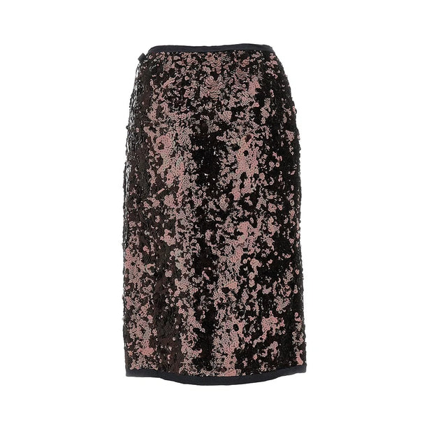 PRADA Sequinned midi skirt