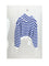 Celine HIGH NECK SWEATER - White/Royal Blue