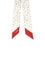 Valentino Garavani Twill Little Stars Starry Scarf in silk - Vaniglia-Black-Red/Vaniglia