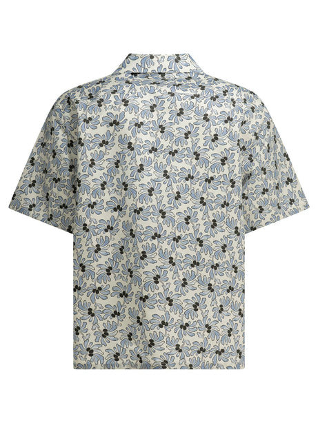 Prada Casual floral shirt - Light Blue