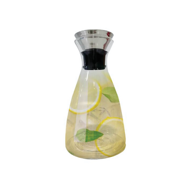 Gifts by Art Tree 1L ISEO Glass Pitch w/ Stainless Lid w/o Handle - Wide