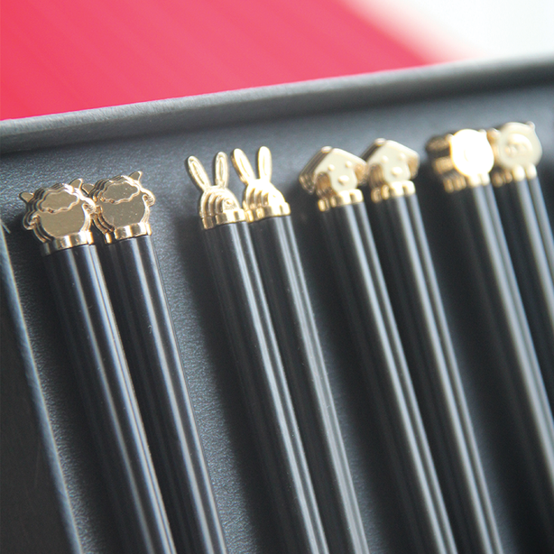 Gifts by Art Tree 12 Chinese Zodiac Chopsticks Set