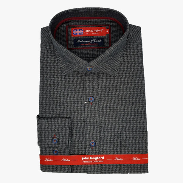 John Langford Italian Fabric L/S Business Shirt (B2)