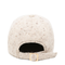 Beige Flecked Knit Baseball Cap