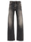 Emporio Armani 5 Pocket Over Fit Jeans In Denim - Grey