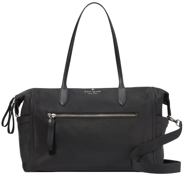 Kate Spade Chelsea Nylon Large Weekender Bag - Black KC525