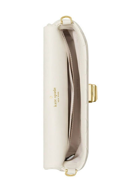 Kate Spade Carey Quilted Mini Crossbody - Meringue White