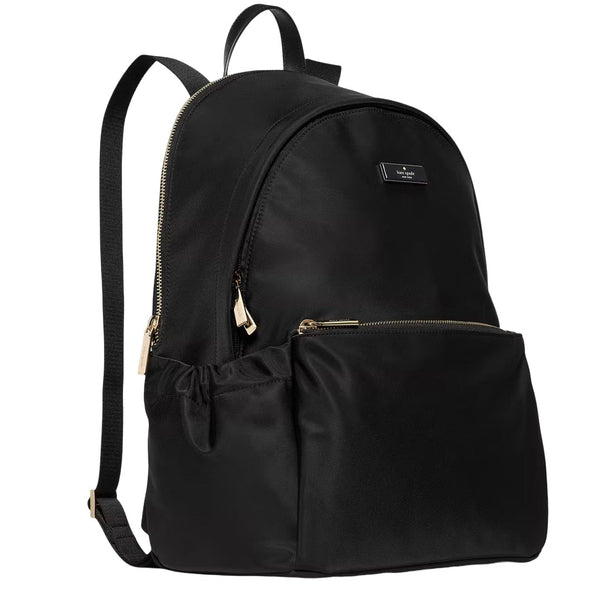Kate Spade Carter Nylon Large Dome Backpack Bag - Black KP111