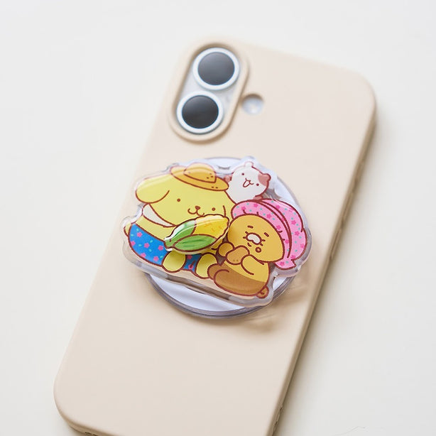 [POMPOMPURIN X KAKAO FRIENDS] Kakao Friends MagSafe Compatible Spin Smart Tok - Choonsik (International Shipping)