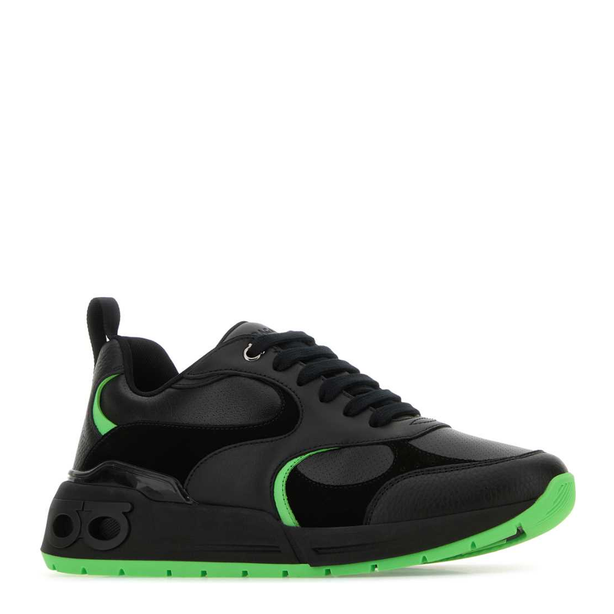 Black Leather Cosimina Sneakers