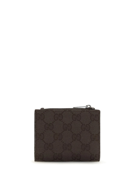 Gucci Small Wallet with plaque - Choco Br/Blk/Cocoa