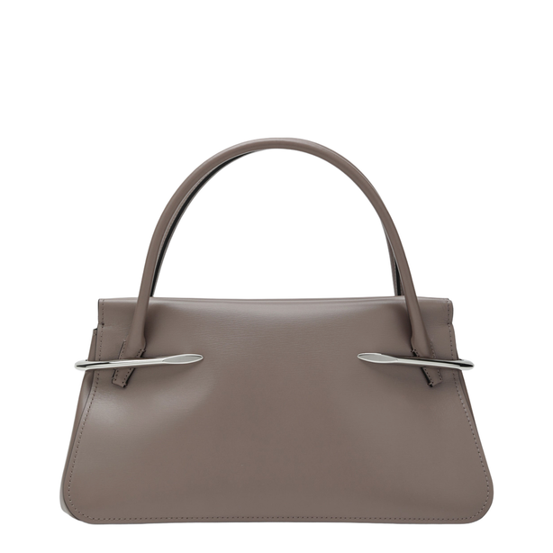 Pinch medium bag in taupe leather