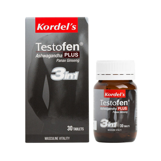 Kordel’s Testofen Plus Ashwagandha Panax Ginseng T30 ( MAHS2200012)