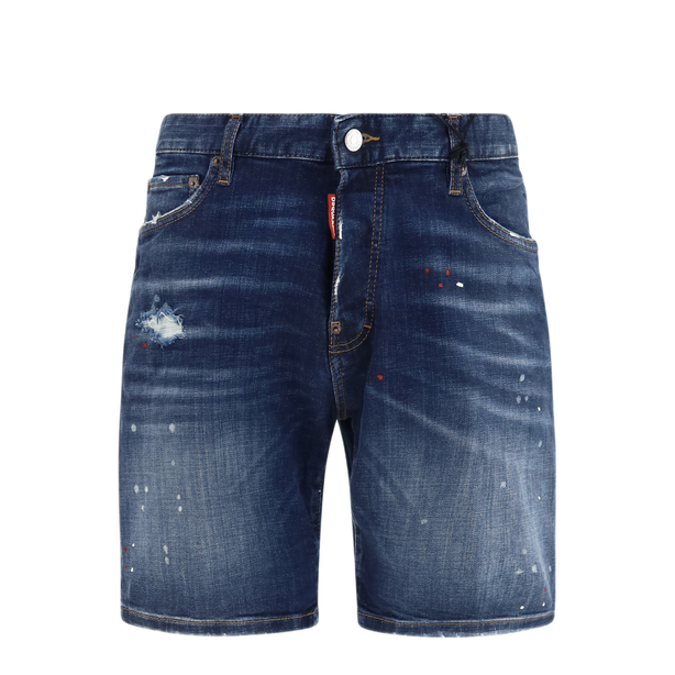 Distressed Denim Shorts