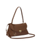 Gancini Medium Calf Leather Shoulder Bag - Brown
