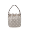 T Monogram Coated Canvas Bucket Bag - Charcoal