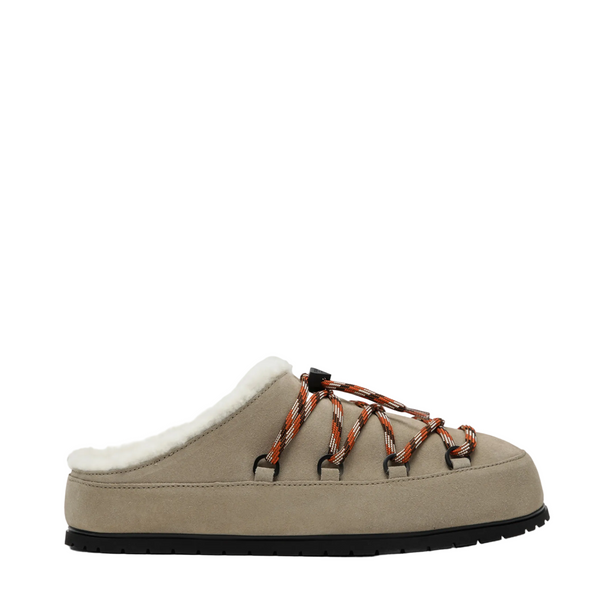 Desert Suede Clogs With Braided Laces