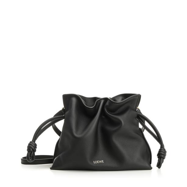 Flamenco Mini Calfskin Clutch - Black