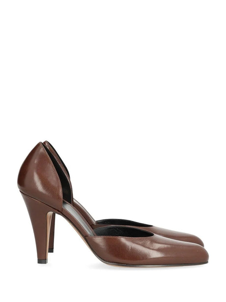 The Row Ornella D'Orsay High Heel Shoe - Brown
