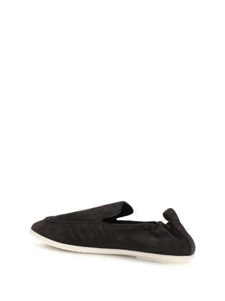 Bottega Veneta Dawson suede Loafers - Espresso/String