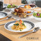 CORELLE 16pc Dinnerware Set – Black Denham