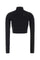 Black Stretch Nylon Sweatshirt