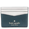 Kate Spade Staci Colorblock Small Slim Card Holder - Peacock Sapphire wlr00125
