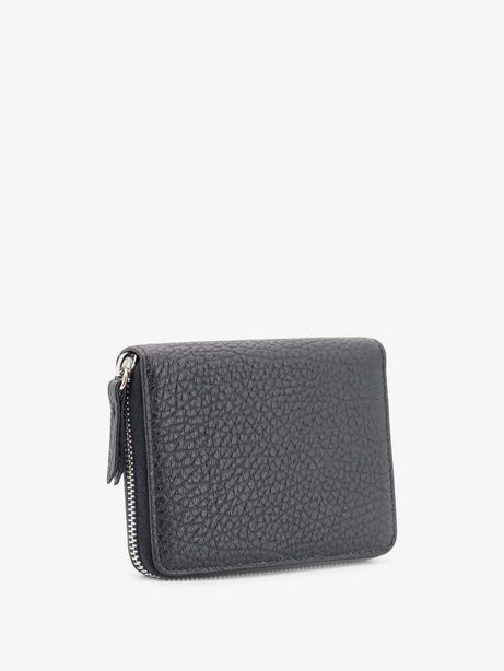 Maison Margiela Four Stitches Small Leather Wallet - Black