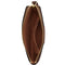 Coach Corner Zip Wristlet In Signature Canvas With Stripe - Tan/ Brown CW854