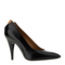 Black Leather Alma Pump