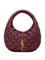 Saint Laurent ICARE Small Lambskin Handbag - Rouge Cabernet