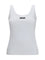 Dolce & Gabbana Ribbed Logo Tank Top - White Ottico