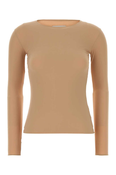 Skin Pink Stretch Nylon Top