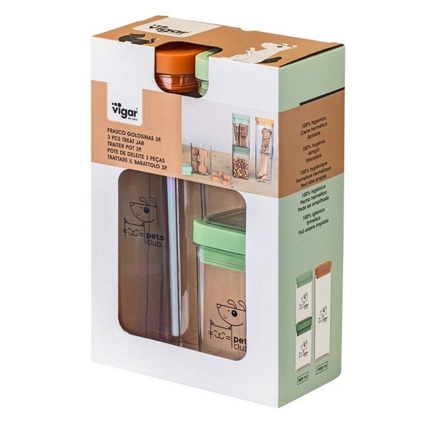 Vigar Pets Club Food Storage Pack - 3 Pack