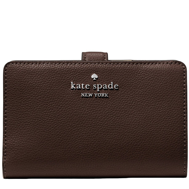 Kate Spade Medium Bifold Wallet - Hot Fudge KN751