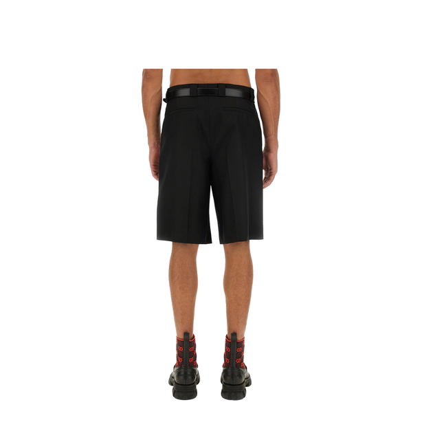 Shorts in wool blend