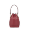 Fendi Mon Tresor Mini Bucket Bag in Carmine Red Calf Leather