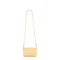 Beige Diamond Quilted Chain Shoulder Bag