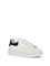 Alexander Mcqueen Oversized Sneakers with suede heel and crystal details - Sand