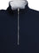 Thom Browne Sweatshirt with half zipper and logo - Blue